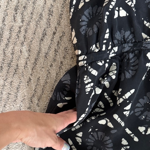 Madewell Black and White Mini Dress - Picture 5 of 10